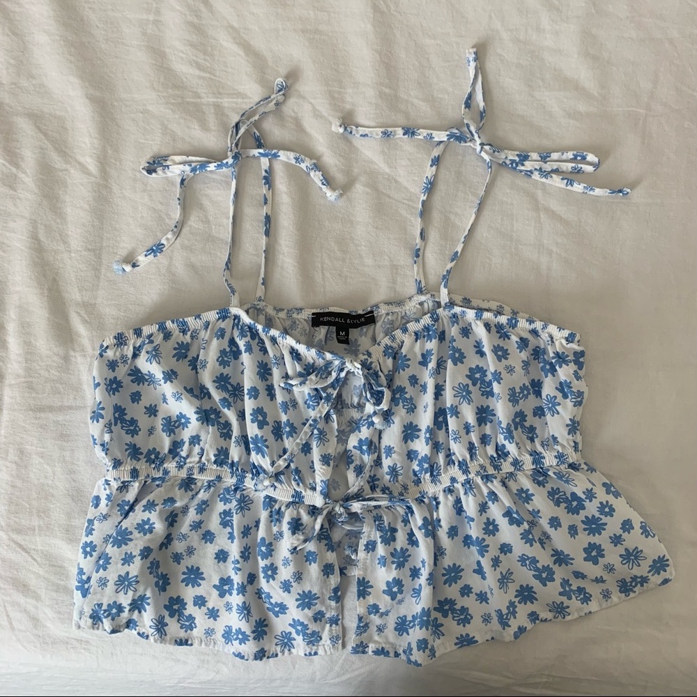 Pacsun Kendall + Kylie Floral Tank Top
